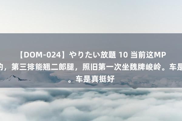 【DOM-024】やりたい放題 10 当前这MPV作念的，第三排能翘二郎腿，照旧第一次坐魏牌峻岭。车是真挺好