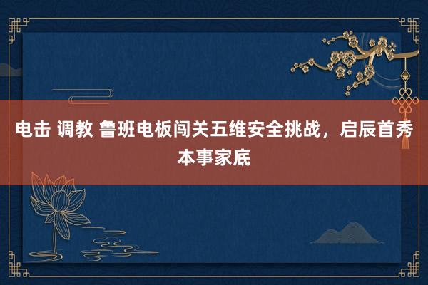 电击 调教 鲁班电板闯关五维安全挑战，启辰首秀本事家底